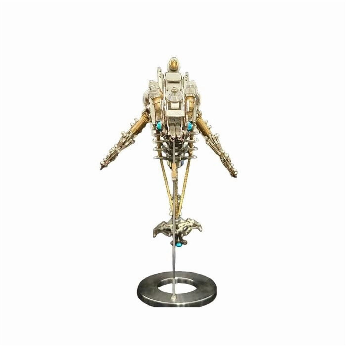 3D Steampunk Mechanical Dragon Model Kit - 2900+ PCS Metal Puzzle for Adults - Intricate Three-Headed Dragon Assembly Gift