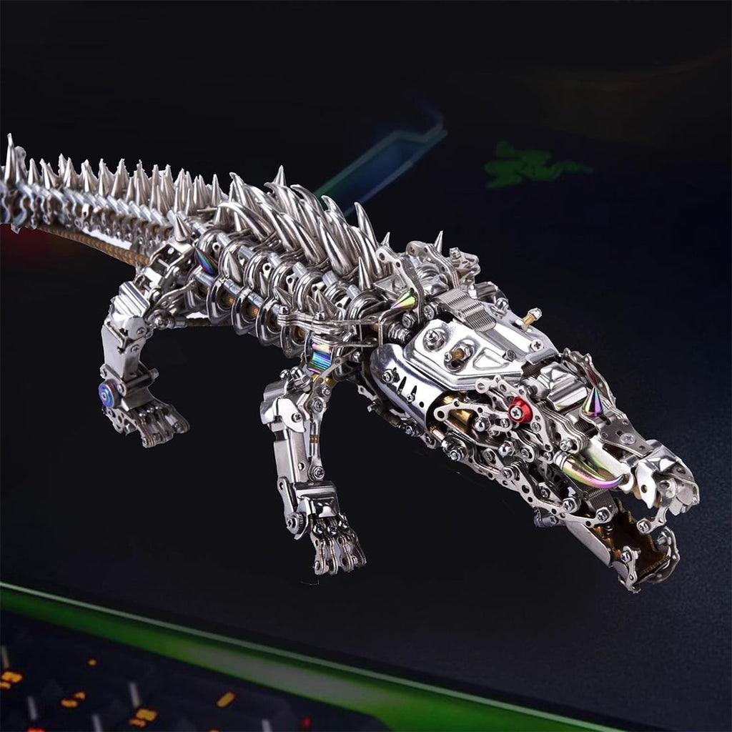 3D Metal Puzzle Hardcore Assembled Tide 1500+ PCS, Steampunk Mechanical Model Kit With DIY Assembly, Home Display Desk Decor For Adult Collectors And Creative Gifts