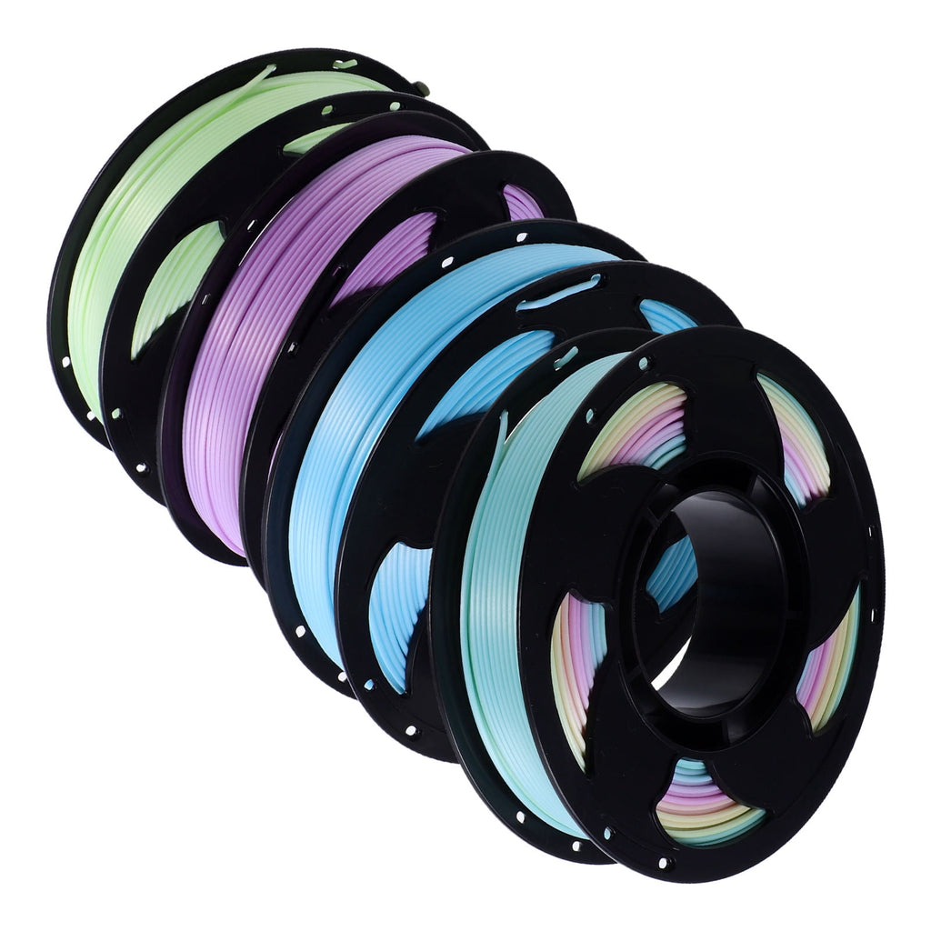 FENGGUIQU Compact 250G Spool Bundle of Assorted Pla Filament 1.75mm for Reliable 3D Printing