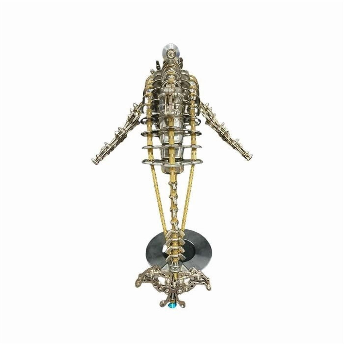 3D Steampunk Mechanical Dragon Model Kit - 2900+ PCS Metal Puzzle for Adults - Intricate Three-Headed Dragon Assembly Gift