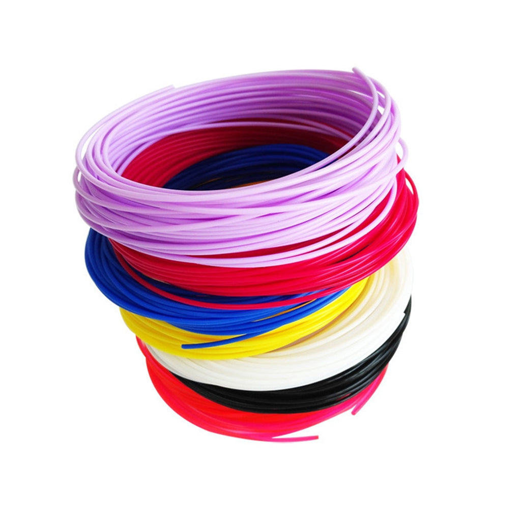10m 30 Colors 3D Printer Filament 3D Printing Pen Consumables Materials 1.75mm Filament PLA/ABS/low Temperature PCL