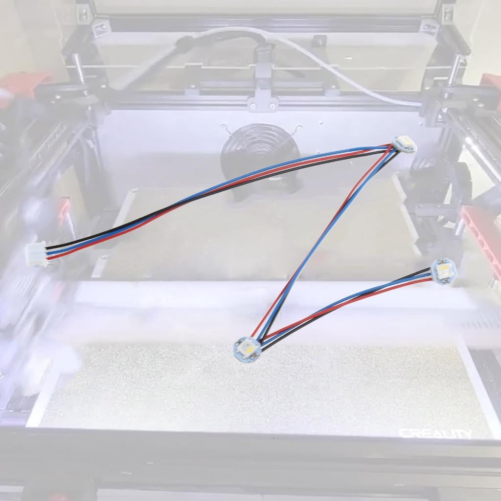 for Voron 2.4 Stealthburner Led Kit Fully Assembled 3D Printer DIY Led Kit with 3 RGBW Mini Button PCB Leds