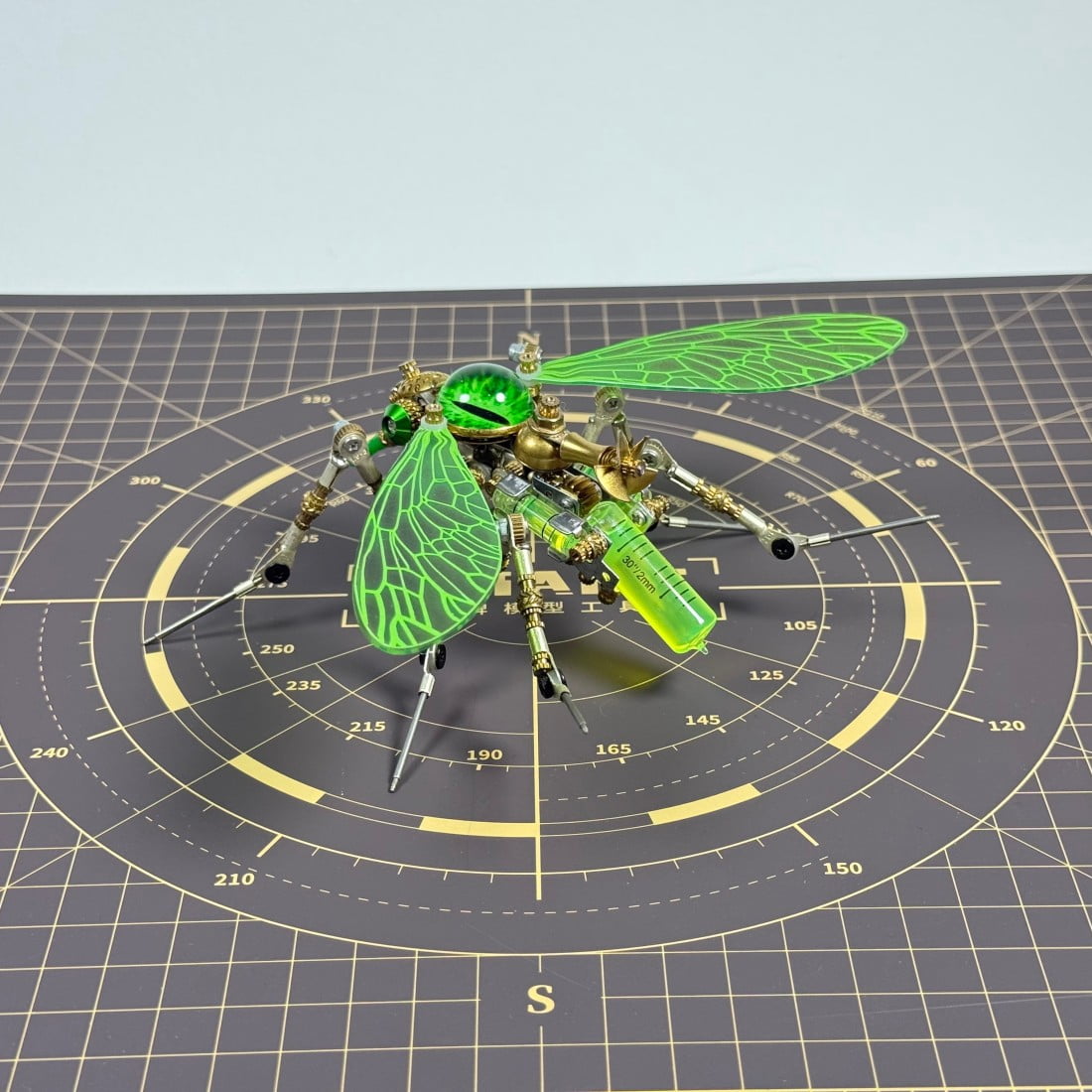 3D Metal Puzzles for Adults Mechanical Wasp Model Kits, Difficult DIY Assembly, Creative Desk Display & Unique Gift for Engineers, Hobbyists, Collectors