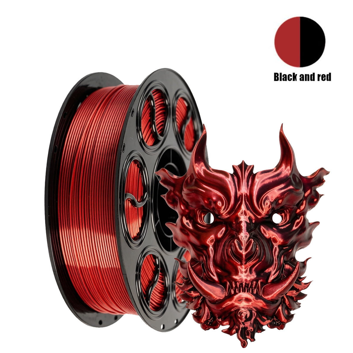 BIOMYL PLA 3D Printer Filament, PLA Filament 1.75mm Metal Gradient Color silk PLA, Tri Gold/Silver/Copper, 1kg Spool, Accuracy +/- 0.03mm