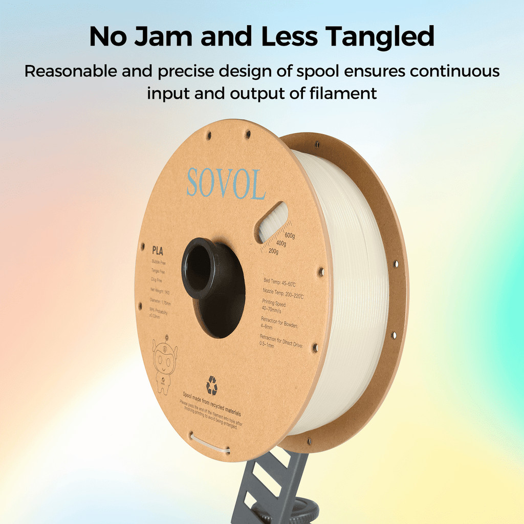 Sovol Silk PLA Filament with Blue Glitter 1kg 1.75mm, Color Changeable 3D Printer Filament 2.2lbs, Chameleon Shiny PLA Material +/-0.03mm, Shimmering 3D Printing Filament, Galaxy Blue