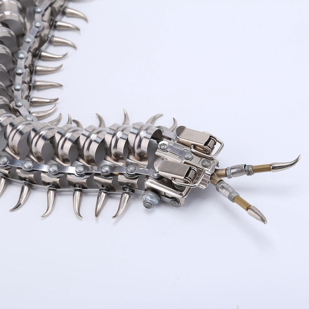 3D Metal Puzzle Cobra Realistic 1000+ PCS, Steampunk Mechanical Model Kit With DIY Assembly, Home Display Desk Decor For Adult Collectors And Creative Gifts