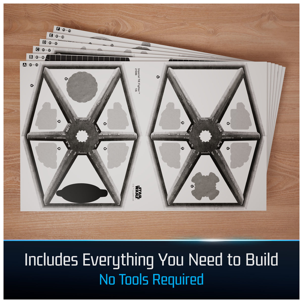 4D Build, Star Wars Tie Fighter 3D Puzzle Model Kit