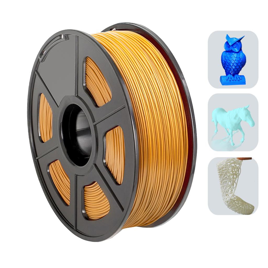LeeQinersw Sanlu 1.75mm 3D Printing ABS Filament for 3D Printer 3D Pen Low Shrinkage Golden