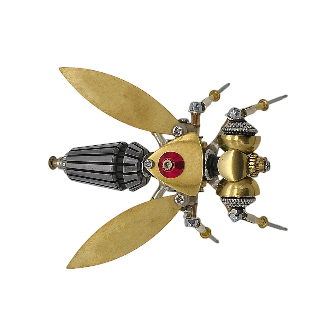 3-in-1 Steampunk Insect Metal Model Kit, Mosquito, Deck Insect & Bee Brass Puzzle Assembly Set, 270PCS 3D Jigsaw Puzzles for Adults