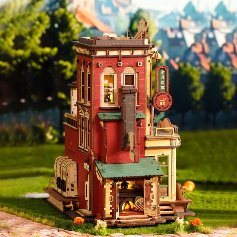ROKR 3D Jigsaw Wooden Puzzle Dream Gift Magic Factory Model Kit for Adults & Kids Xmas Gift Toys