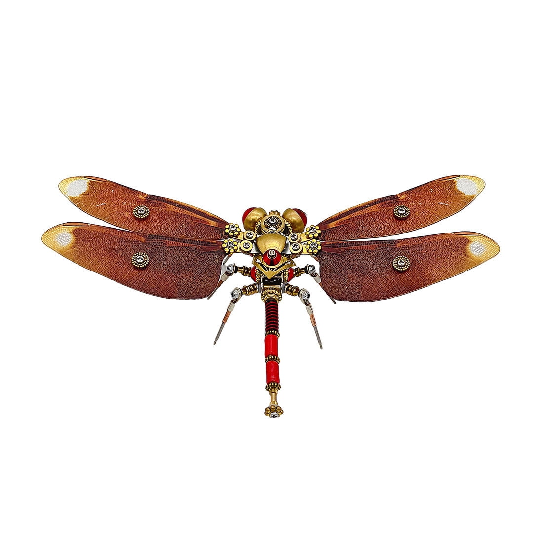 3D Metal Puzzle Punk Insects 200+ PCS, Steampunk Mechanical Model Kit With DIY Assembly, Home Display Desk Decor For Adult Collectors And Creative Gifts