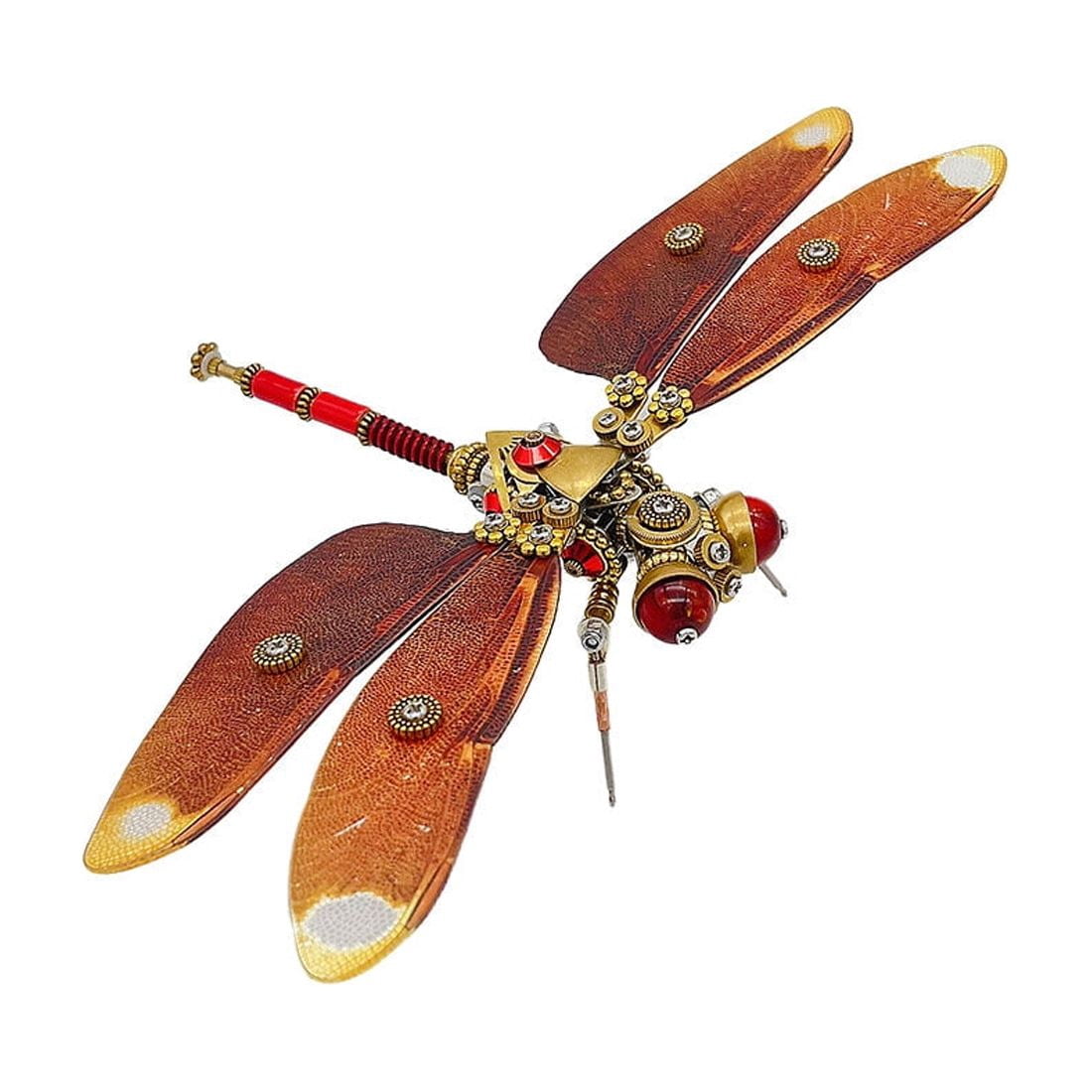 3D Metal Puzzle Punk Insects 200+ PCS, Steampunk Mechanical Model Kit With DIY Assembly, Home Display Desk Decor For Adult Collectors And Creative Gifts