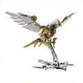 3D Metal Model Kit for Adults and Teens, Mechanical Stainless Steel Assembly Puzzle, DIY 3D Metal Puzzle Model, Collectible Steampunk Metal Craft Desk Decor & Gift