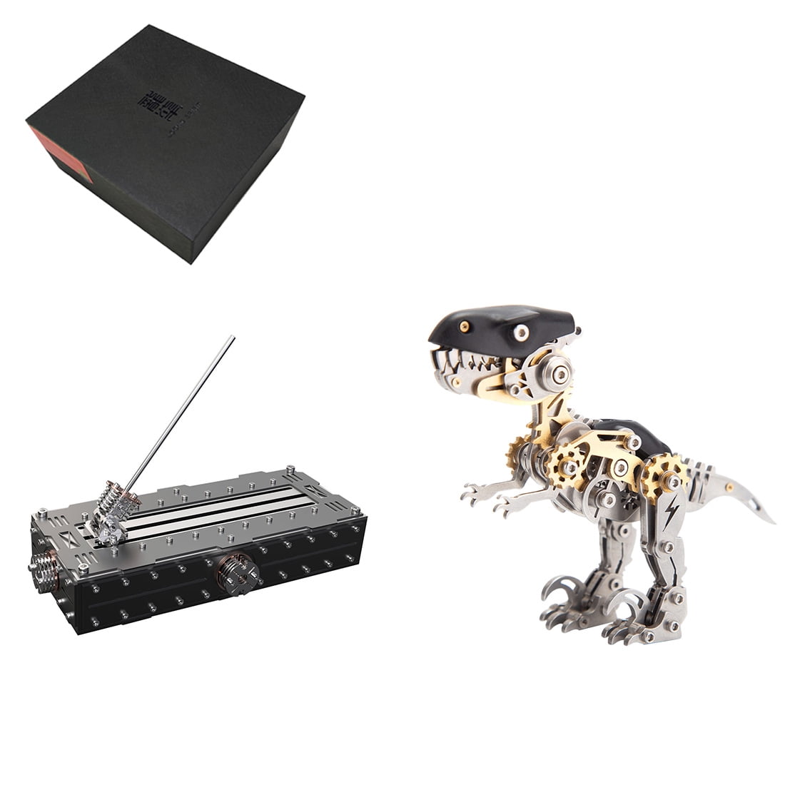 3D Metal Puzzle 339PCS Linglong Fox Hanfei Mechanical Creative DIY Assembly Model Hobby Craft Kit For Desk Display, Home Office Decor, Creative Gifts And Hobbyists