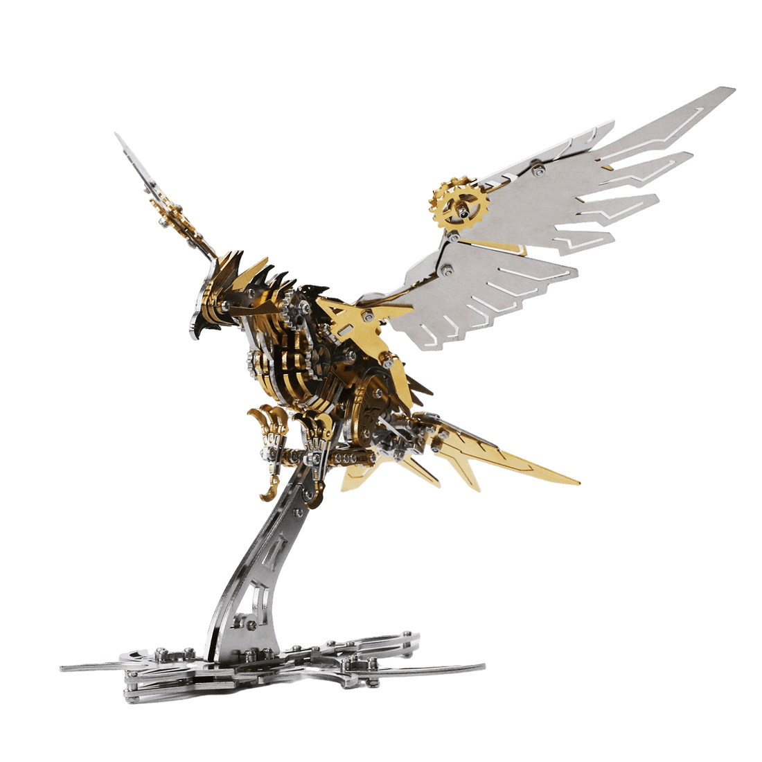 3D Metal Puzzle Bionic 373 PCS, Steampunk Mechanical Model Kit With DIY Assembly, Home Display Desk Decor For Adult Collectors And Creative Gifts