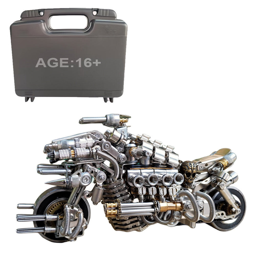 3D Metal Puzzle Desperate 600+ PCS, Steampunk Mechanical Model Kit With DIY Assembly, Home Display Desk Decor For Adult Collectors And Creative Gifts