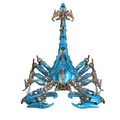 3D Metal Puzzle Frost Edge Full War Scorpion 1073 PCS, Steampunk Mechanical Model Kit With DIY Assembly, Home Display Desk Decor For Adult Collectors And Creative Gifts