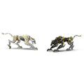 3D Metal Puzzle Leopard Hunter 304 High 506 PCS, Steampunk Mechanical Model Kit With DIY Assembly, Home Display Desk Decor For Adult Collectors And Creative Gifts