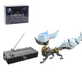 3D Metal Puzzle Linglong Fox Libai Base Stand 339 PCS, Steampunk Mechanical Model Kit With DIY Assembly, Home Display Desk Decor For Adult Collectors And Creative Gifts