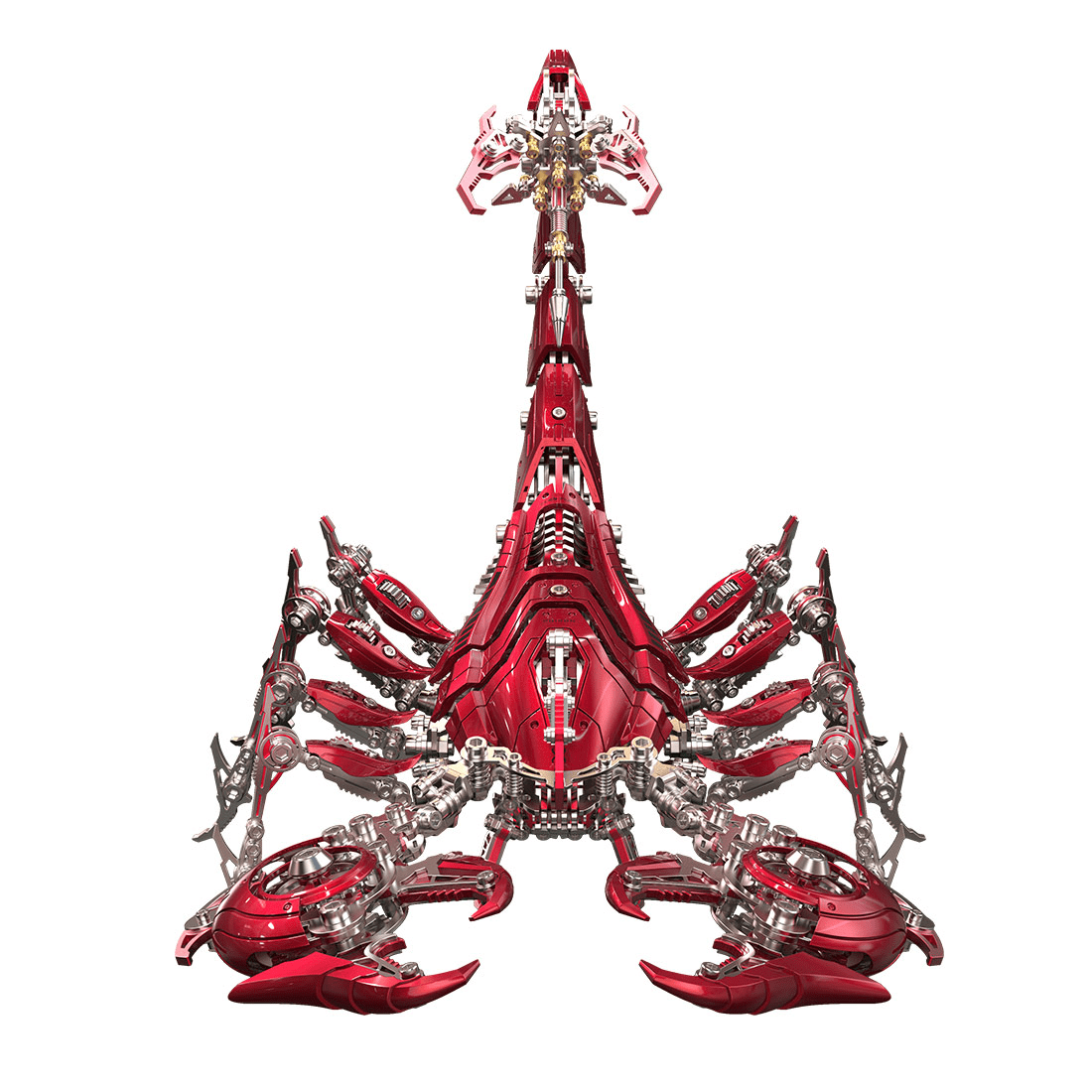 3D Metal Puzzle Frost Edge Full War Scorpion 1073 PCS, Steampunk Mechanical Model Kit With DIY Assembly, Home Display Desk Decor For Adult Collectors And Creative Gifts