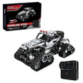 3D Metal Puzzle RC Off-Road Truck, 1292PCS DIY Metal Model Kit, Tracked Engineering Vehicle with 360° Rotation, 3D Puzzle for Adults, Electric Remote Control Car Building Set