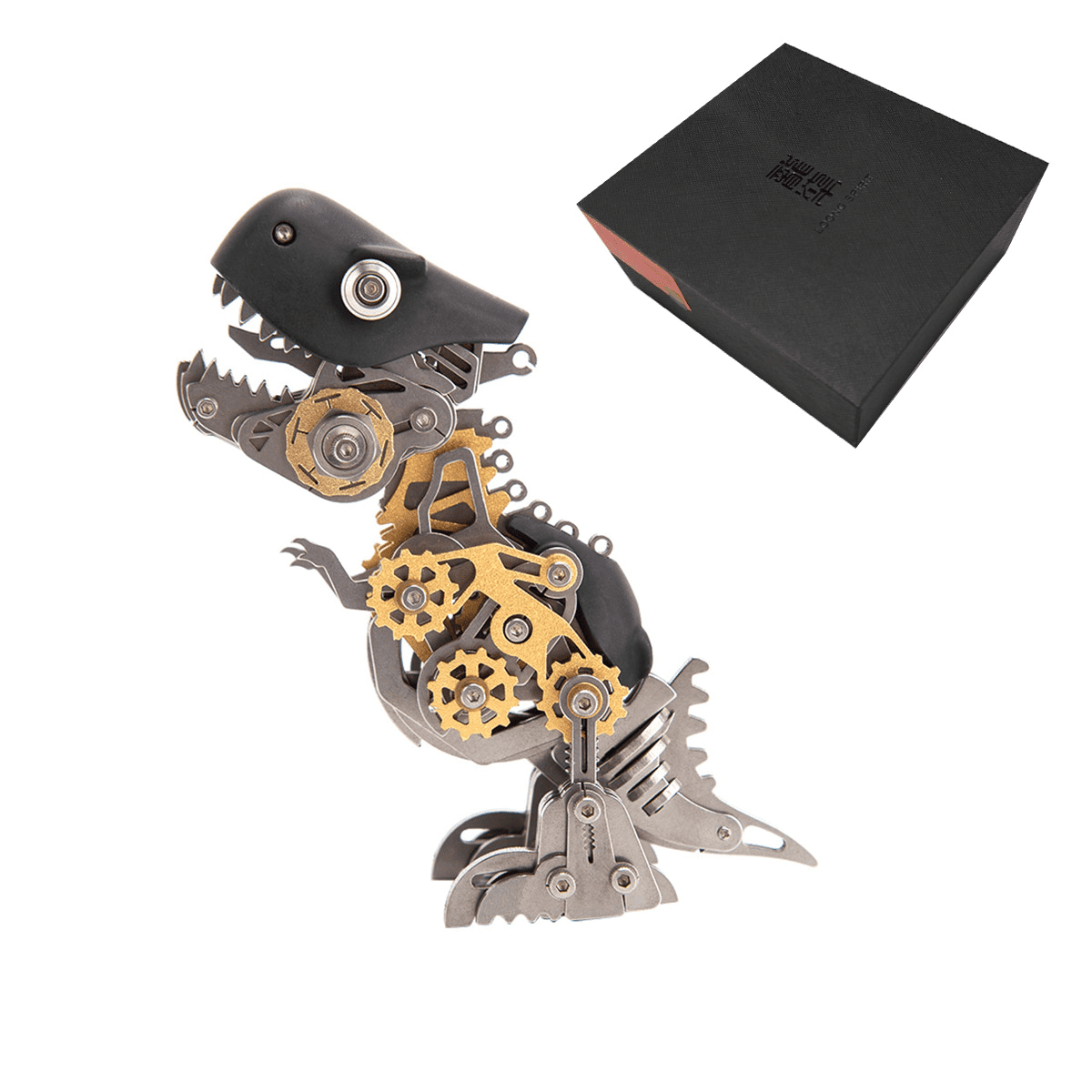 3D Metal Puzzle Linglong Fox Libai Base Stand 339 PCS, Steampunk Mechanical Model Kit With DIY Assembly, Home Display Desk Decor For Adult Collectors And Creative Gifts