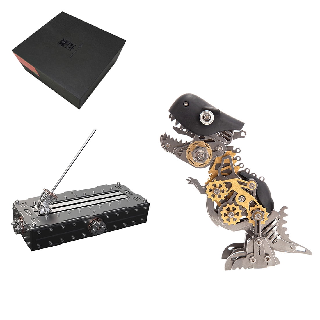 3D Metal Puzzle Linglong Fox Libai Base Stand 339 PCS, Steampunk Mechanical Model Kit With DIY Assembly, Home Display Desk Decor For Adult Collectors And Creative Gifts