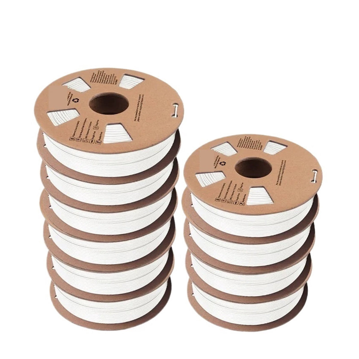 3D Printer PLA+ Filament, 1.75mm 10 Rolls 3D Printing Materials For 3D Printer&3D Pen