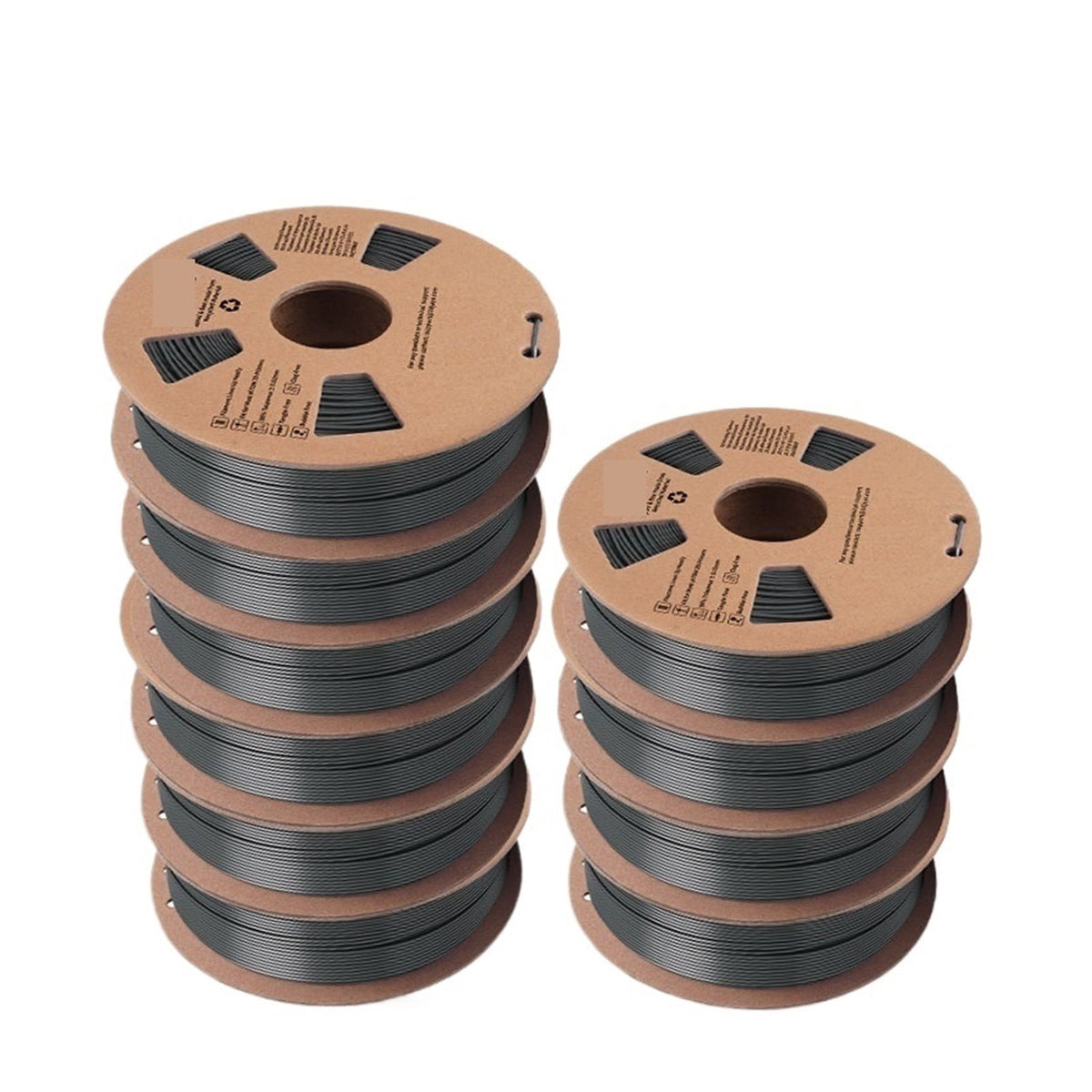 3D Printer PLA+ Filament, 1.75mm 10 Rolls 3D Printing Materials For 3D Printer&3D Pen