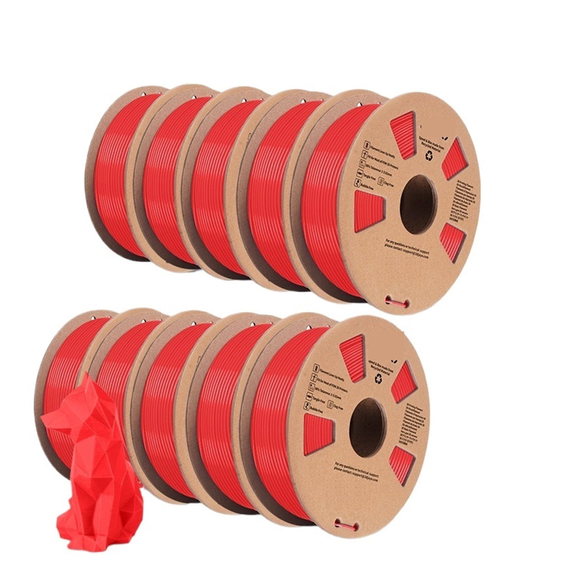 3D Printer PLA Meta Filament 1.75mm, 10 Rolls 3D Printing Materials For 3D Printer&3D Pen
