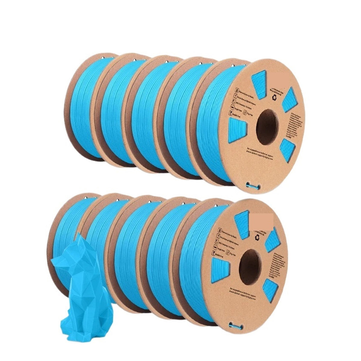 3D Printer PLA Meta Filament 1.75mm, 10 Rolls 3D Printing Materials For 3D Printer&3D Pen