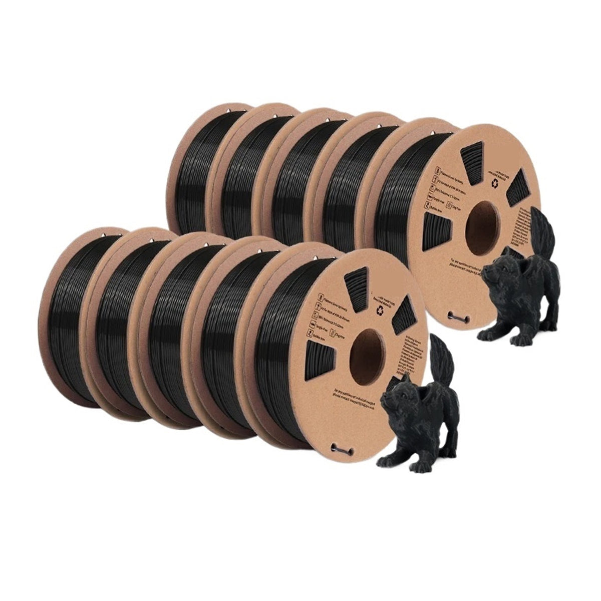 3D Printer PLA Meta Filament 1.75mm, 10 Rolls 3D Printing Materials For 3D Printer&3D Pen