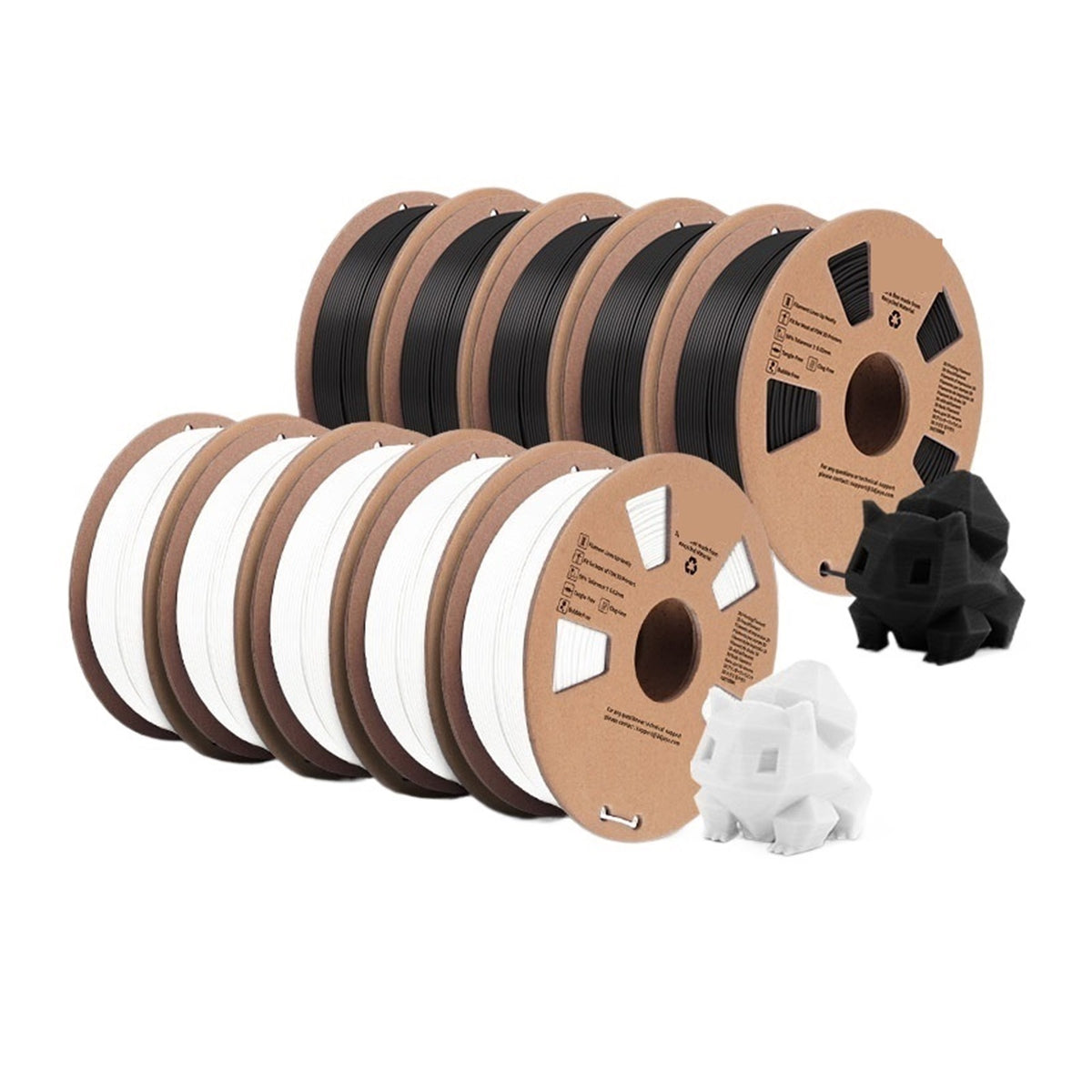 3D Printer PLA/ Rainbow Filament 1.75mm 10 Rolls, 3D Printing Materials For 3D Printer&3D Pen
