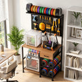 3D Printer Workstation with Filament Storage, Drawer, and Charging Station