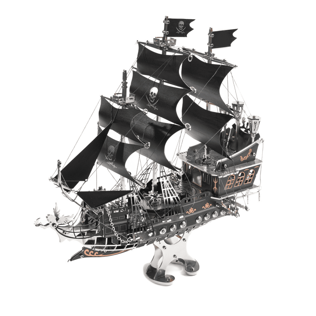 3D Wooden Puzzle Victory Sailing Ship, DIY Assembly Detailed Vessel Display Model Kit For Adult Collectors, Office Decor And Creative Gifts