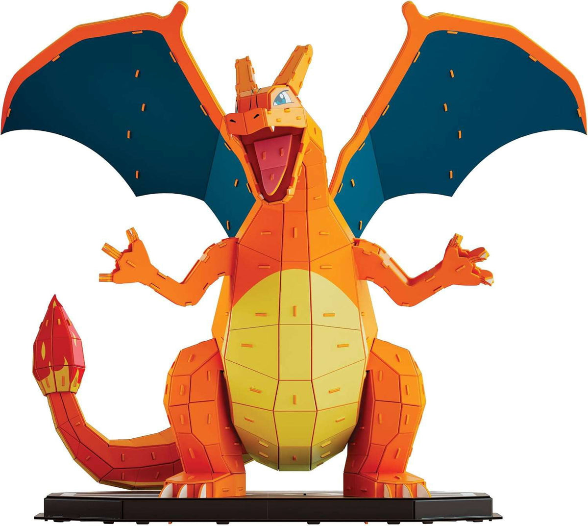 4D Build, Pokémon Charizard 3D Model Kit, Pokémon Figure, Desk Décor, 223 Pieces, for Ages 12 & Up