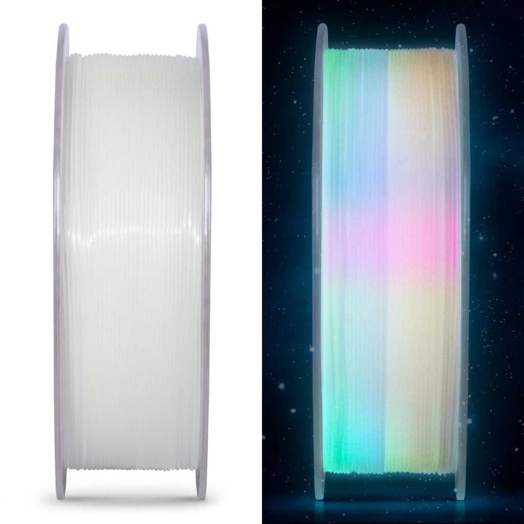 Geeetech Glow in The Dark PLA 3D Printer Filaments, 1 kg Spool with Desiccant, for Most 3D Printers, Blue
