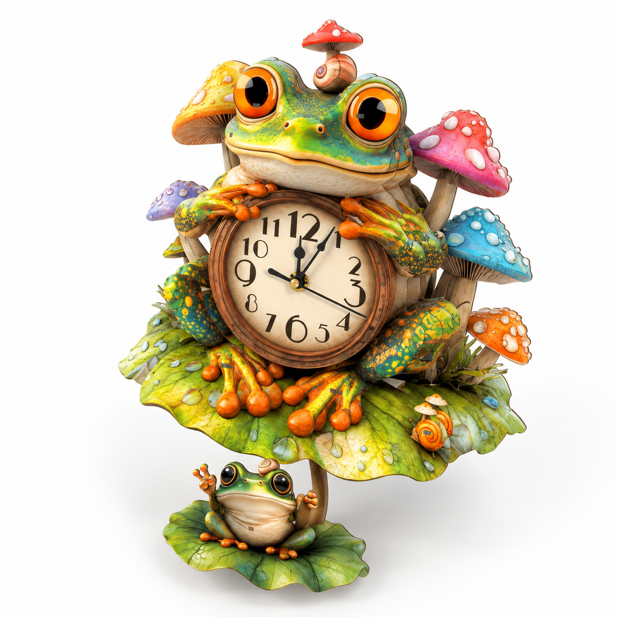 Butterfly Clock 3D Wooden Puzzle Clock DIY Mechanical Craft Kit for Adults Teens