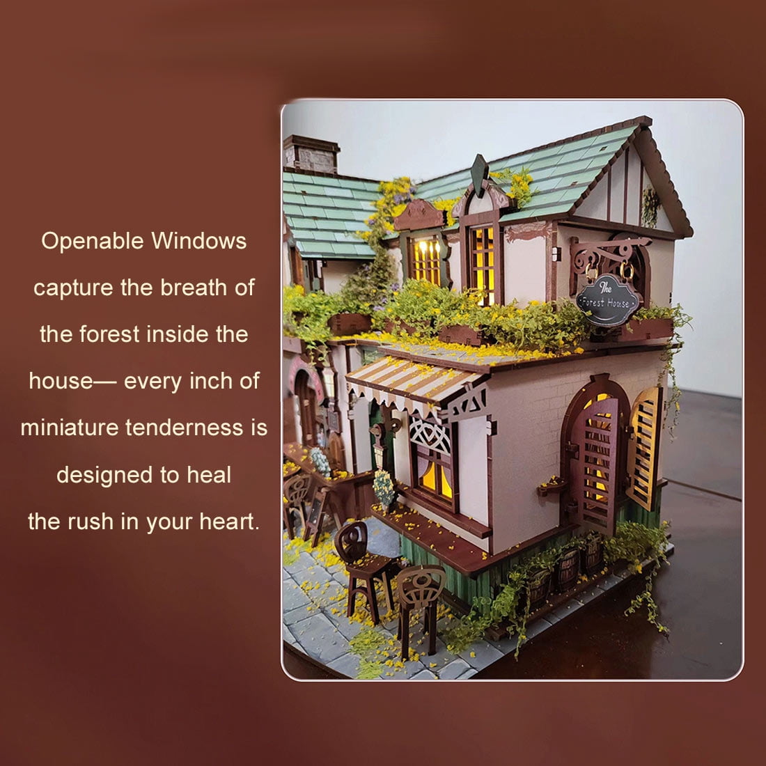 680PCS Celestial Castle Wooden Model Kit, Zodiac Star Map 3D Puzzle Assembly Set With Mechanical Display Decor For Hobbyists