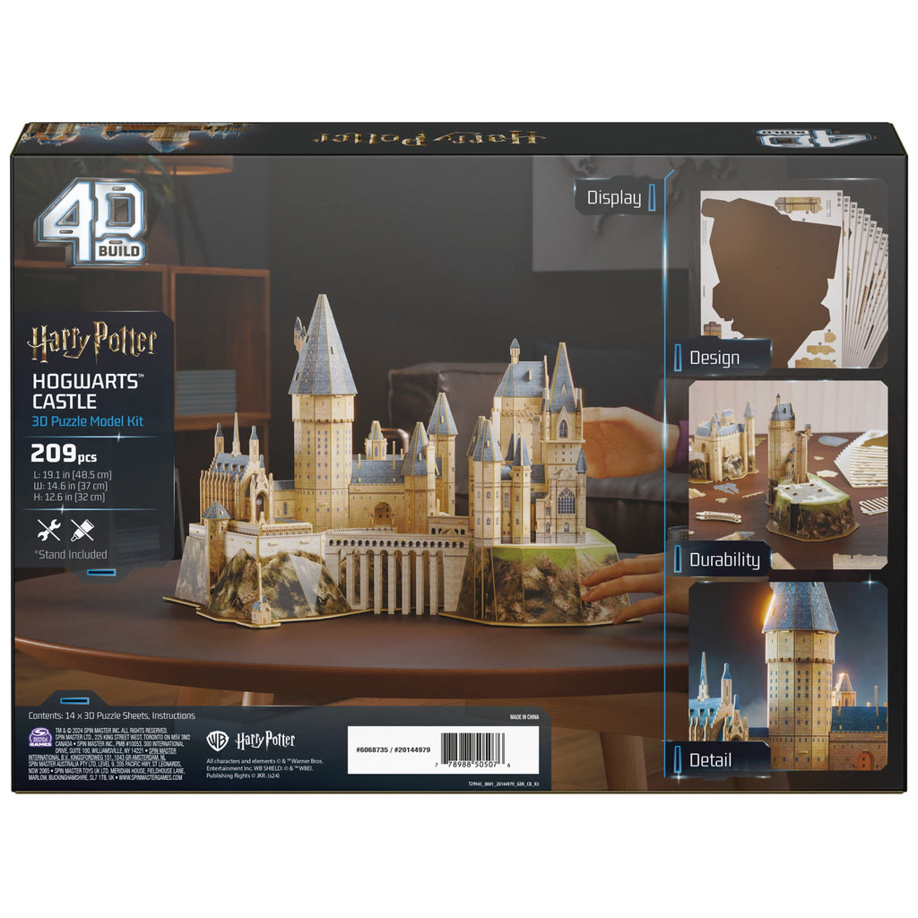 4D Build, Harry Potter Hogwarts Castle 3D Puzzle Model Kit
