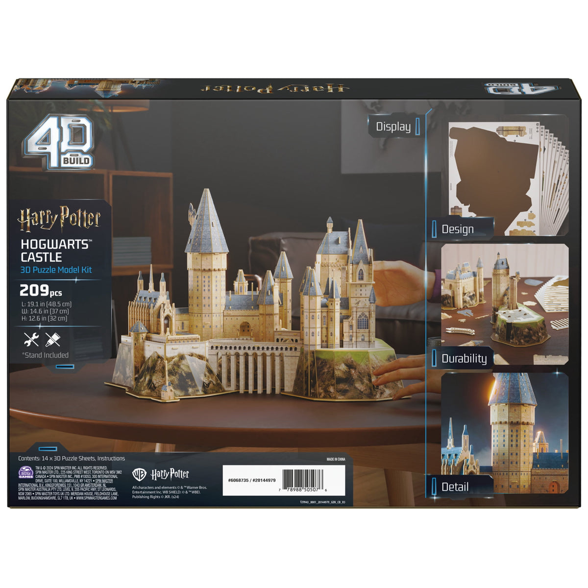 4D Build, Harry Potter Hogwarts Castle 3D Puzzle Model Kit