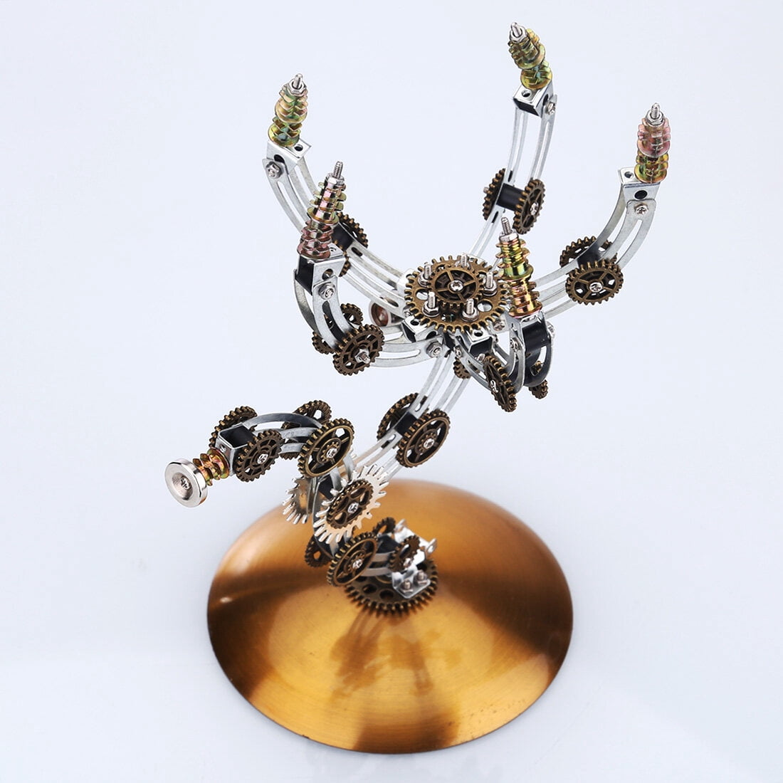 627PCS Mechanical Wasp Speaker 3D Metal Puzzle, DIY Steampunk Insect Model Kit with Sound, Poseable Claws, Collectible Desk Decor for Adults