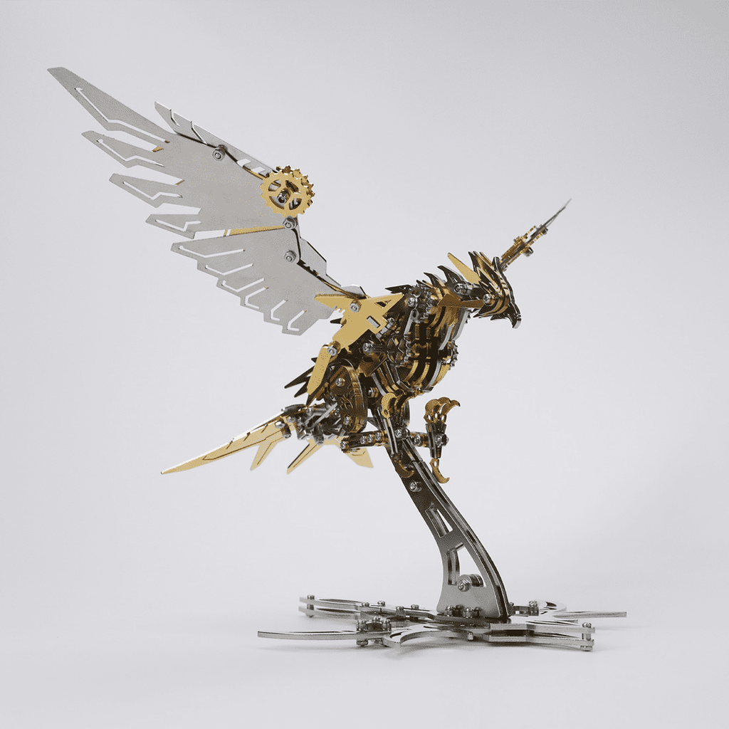 3D Metal Puzzle Bionic 373 PCS, Steampunk Mechanical Model Kit With DIY Assembly, Home Display Desk Decor For Adult Collectors And Creative Gifts