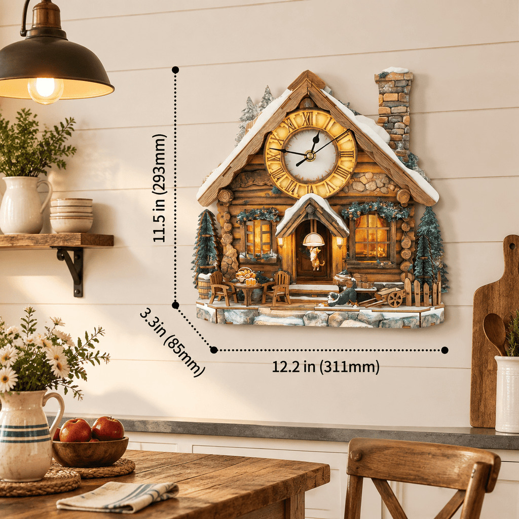 Fire Phoenix Wooden 3D Puzzle Clock DIY Model Kit for Adults