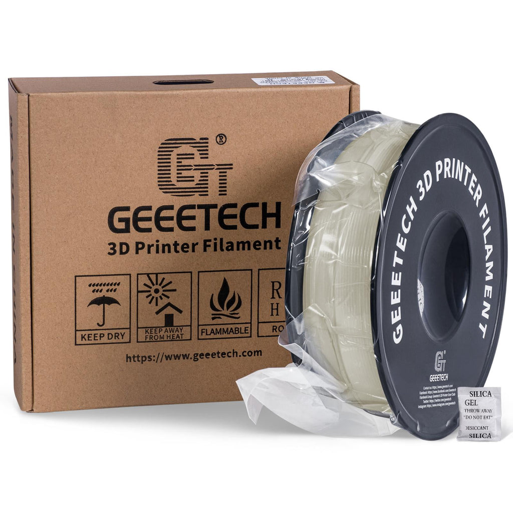 Geeetech Glow in The Dark Green PLA Filament 1.75mm, Dimensional Accuracy +/- 0.03mm, 1kg(2.2lbs) Spool, Fit for Most 3D Printer