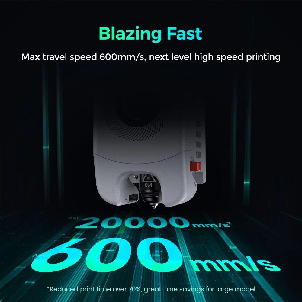 Restored Flashforge Adventurer 5M 3D Printer, 600mm/s High Speed 3D Printer, 8.7 x 8.7 x 8.7'', Black (Refurbished)