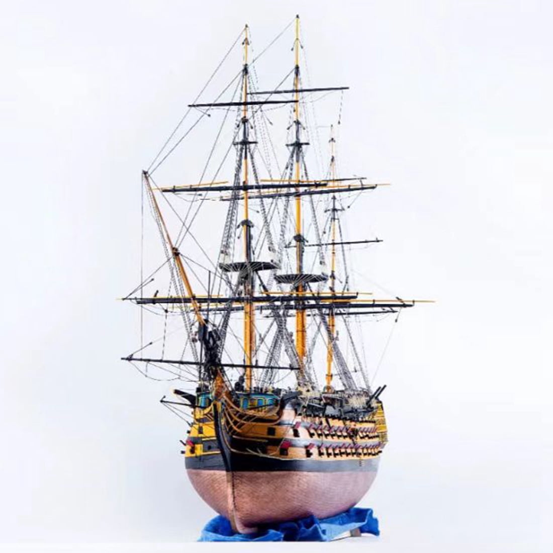 3D Wooden Puzzle Victory Sailing Ship, DIY Assembly Detailed Vessel Display Model Kit For Adult Collectors, Office Decor And Creative Gifts