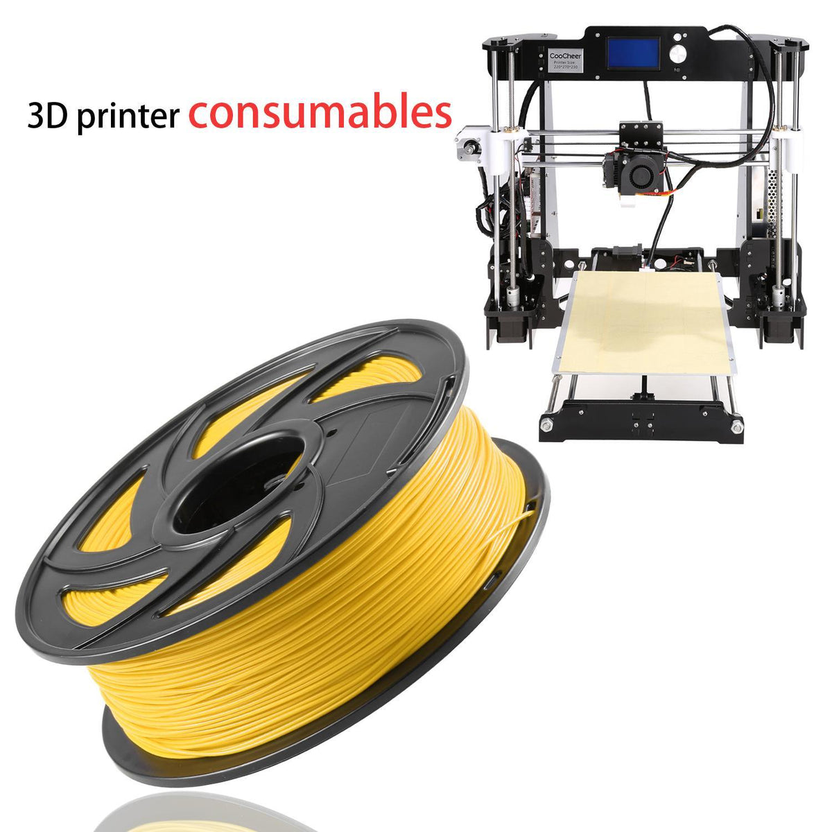 1.75mm PLA Premium 3D Printer Filament 1KG / 2.2LB FOR RepRap MarkerBot BETT