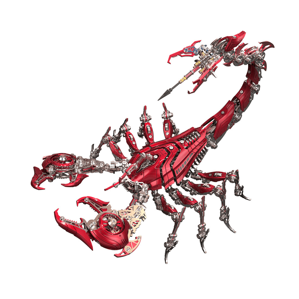 3D Metal Puzzle Frost Edge Full War Scorpion 1073 PCS, Steampunk Mechanical Model Kit With DIY Assembly, Home Display Desk Decor For Adult Collectors And Creative Gifts