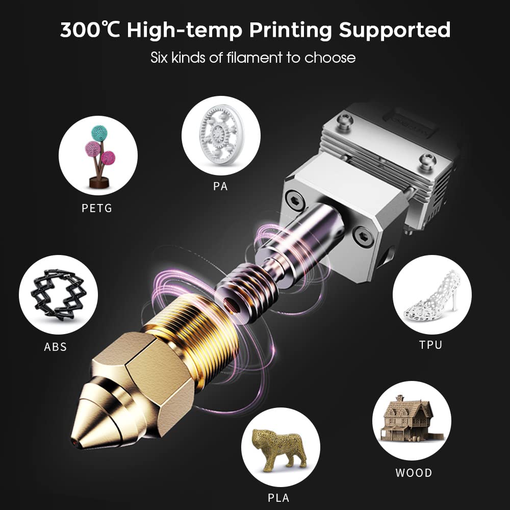 Creality Ender 3 S1 Pro 3D Printer, 200mm/s High-Speed Printing, Sprite Direct Drive Extruder, CR Touch Auto Leveling, 300℃ Nozzle, Build Volume 8.66x8.66x10.63 in